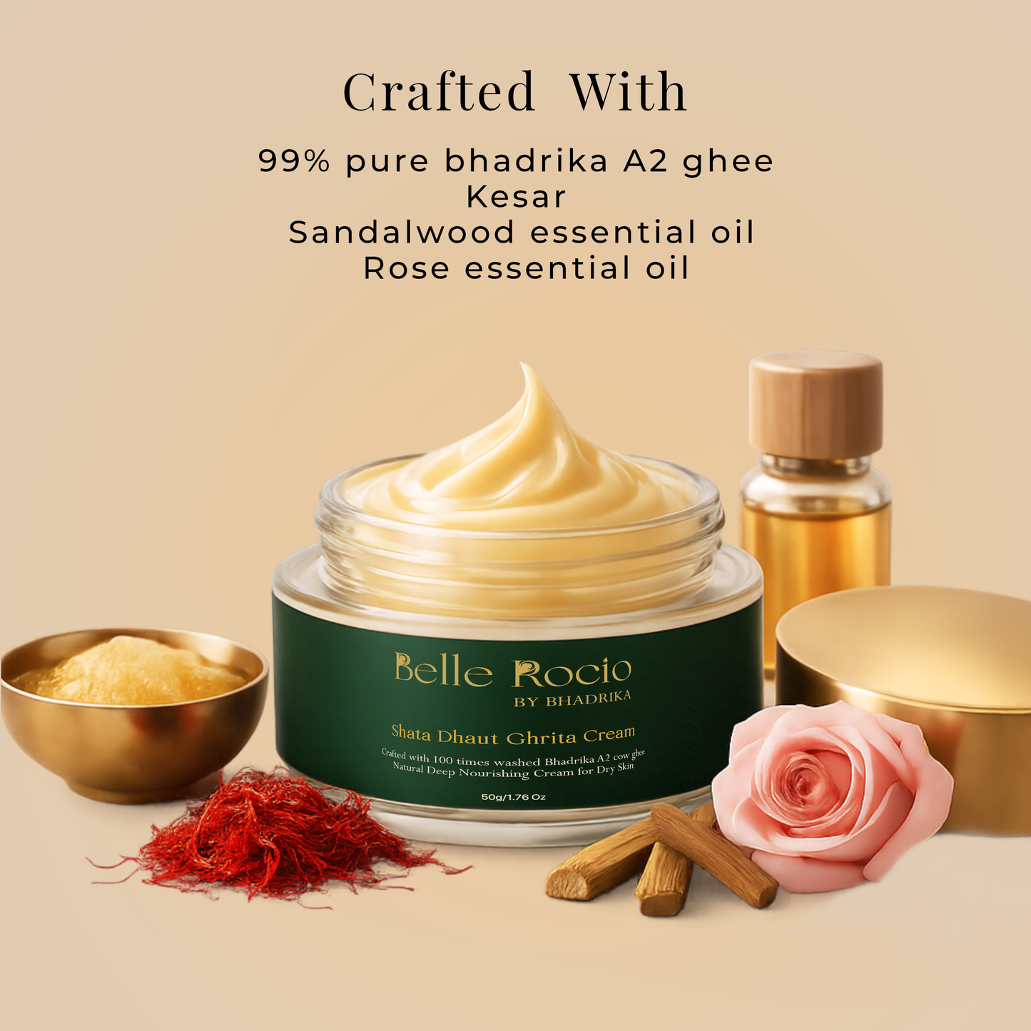 Belle Rocío- Shata Dhaut Ghrita Cream