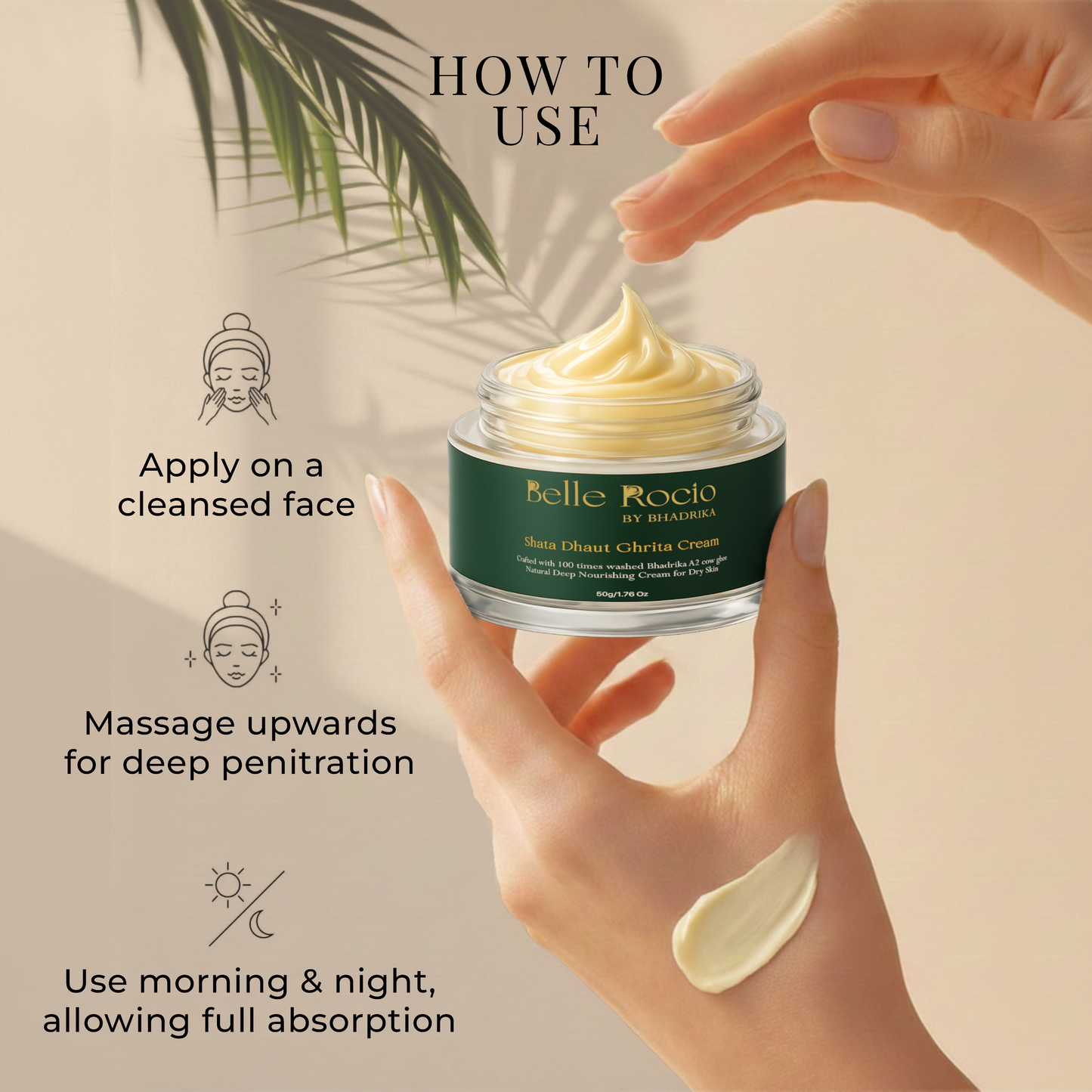 Belle Rocío- Shata Dhaut Ghrita Cream