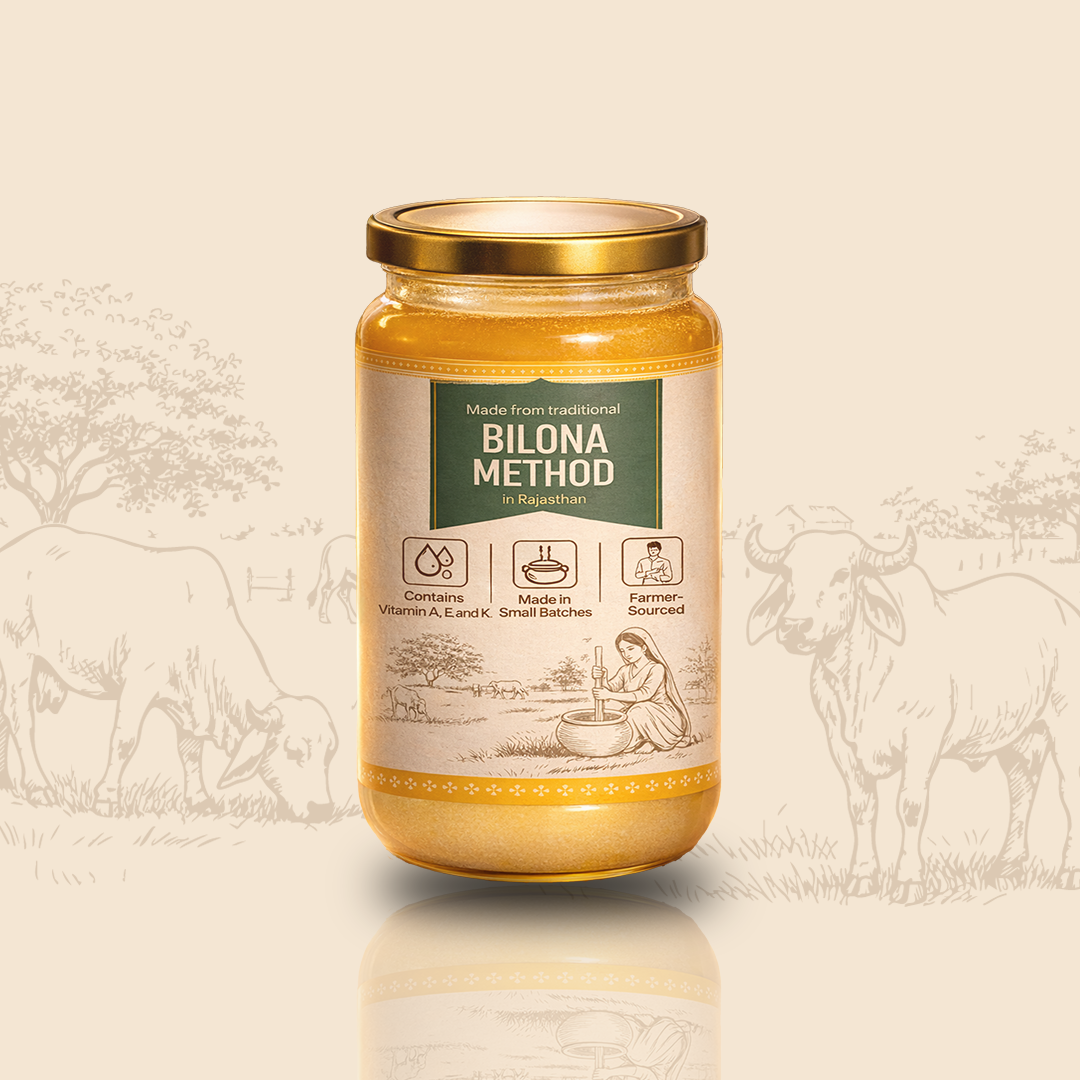 Bhadrika A2 Rathi Cow Ghee -500ml